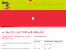 Tablet Screenshot of frauennetzgossau.ch